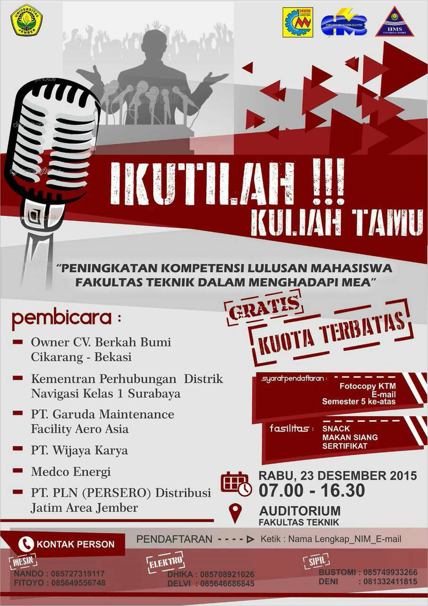 Segera daftarkan diri anda kuota terbatas