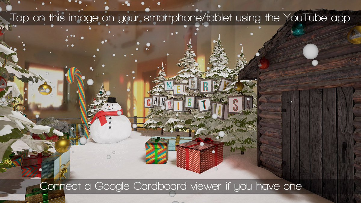 youtube.com/watch?v=dBT3CW…
I believe we made the first VR 360 Greeting Card! 
Merry Christmas everyone!