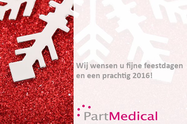PartMedical's tweet image. Op naar een prachtig 2016!
