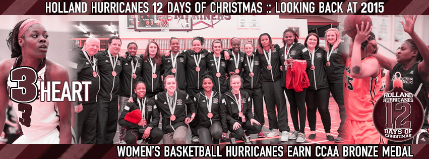 HC_Hurricanes's tweet photo. Fittingly, the #12Days2015 bronze story is about a bronze winner! #FearTheStorm @ccaasportsacsc @CoachKHamilton https://t.co/FiAcNwhj0C