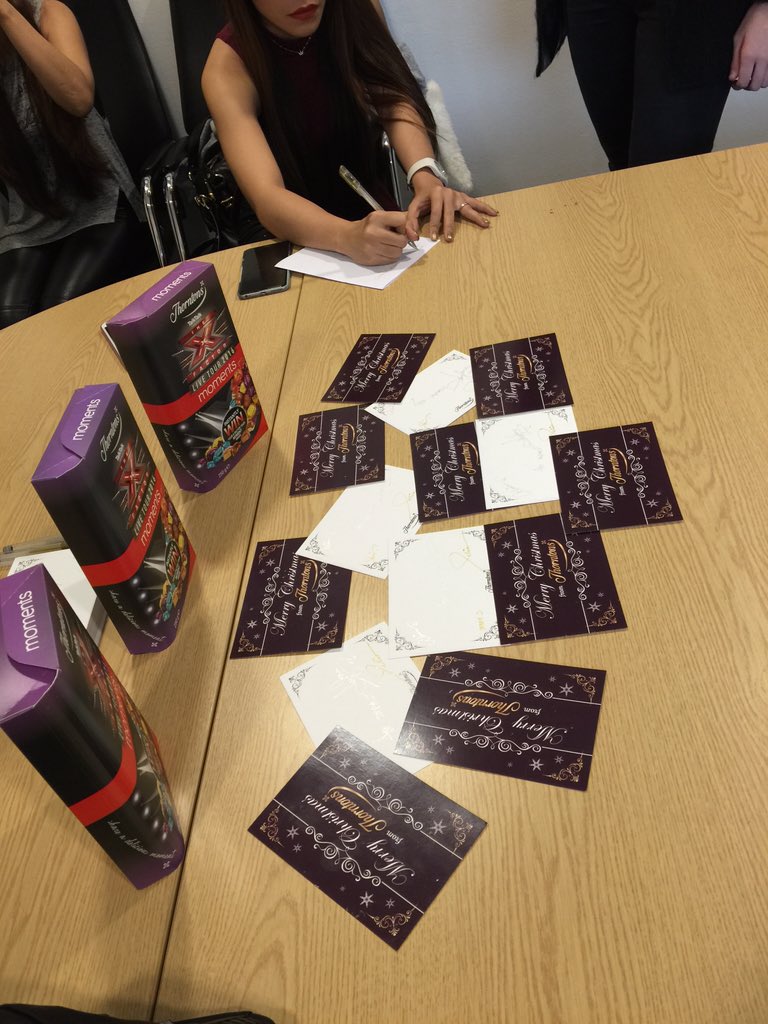 4SISTERSMUSIC's tweet photo. Getting ready for the meet and greet here at @thorntonschocs . 😁 Can't wait to see everyone! 😍 #4thImpactMeetNGreet https://t.co/LUTYnlnKAc