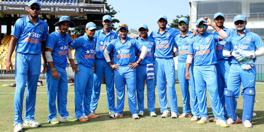 BCCI's tweet image. Congratulations India U-19 Team for clinching the tri-nation U-19 ODI series