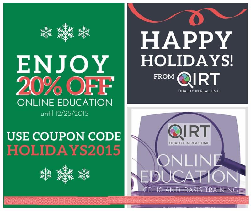 QIRTClinical's tweet image. Happy Holidays to you and yours! #oasistraining #ICD10 #newcareer #coupon conta.cc/1S5d9DE