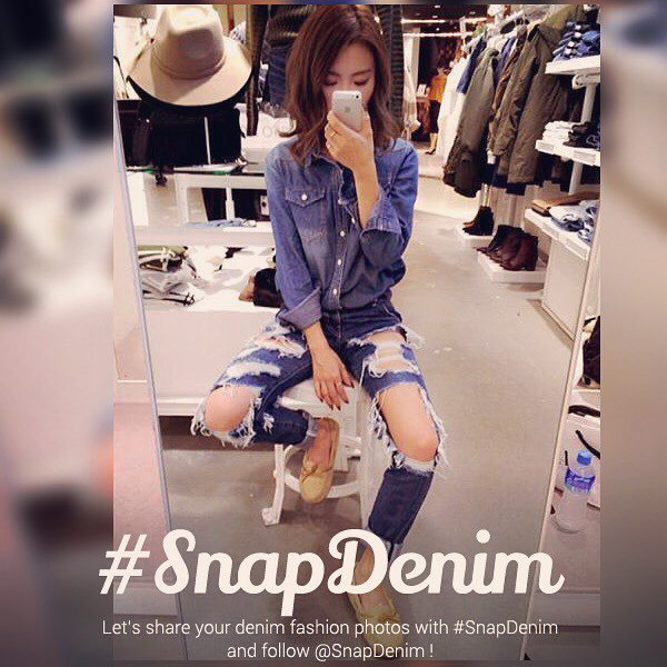 SnapDenim's tweet image. SnapDenim Contest2015‼️ Let's entry with #SnapDenim👖-12/26👍ift.tt/1OiA8LI #fash… ift.tt/1UVTS7a