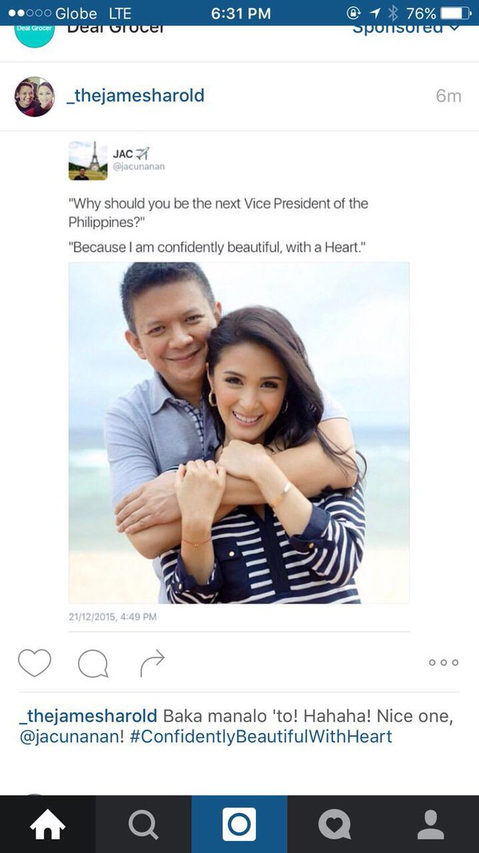 Sa lahat ng bagay dapat may puso at dapat Chizzy #MissUniverse2015