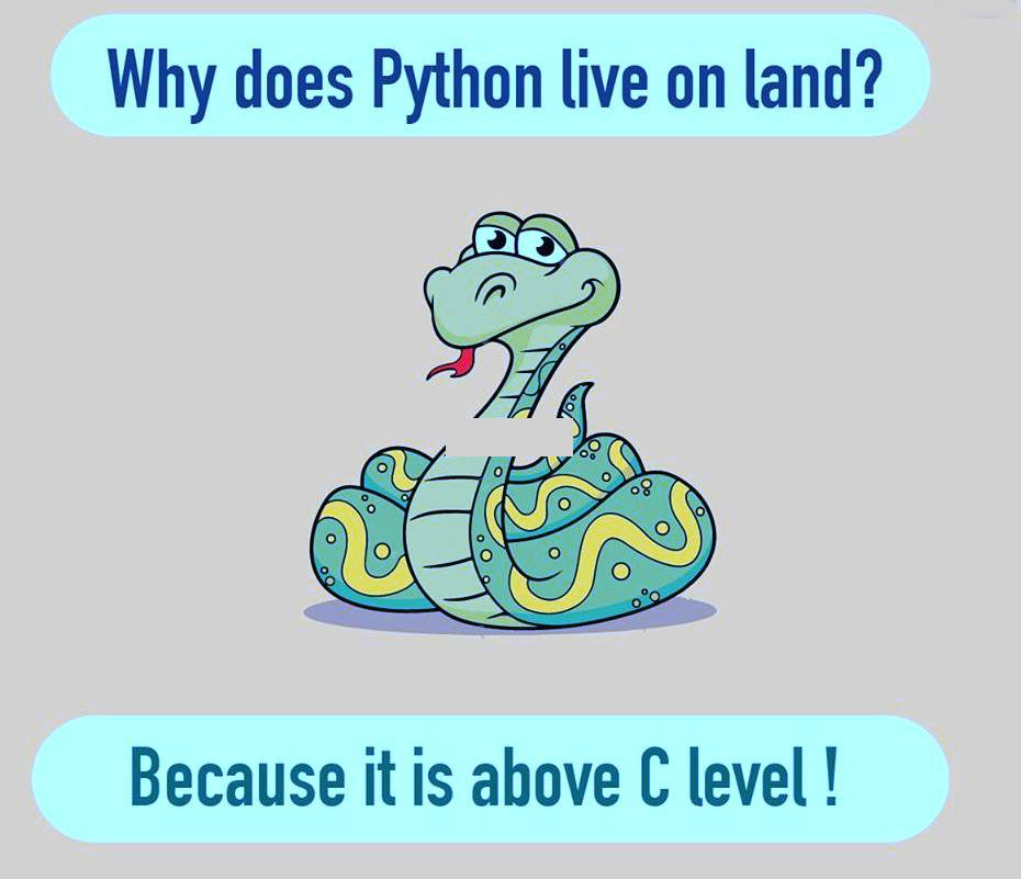 sumit12dec's tweet image. #Python #Jokes #PythonVsC #JustForFun @CodementorIO @PythonHub @Python_Agent @PythonDaily @pyacademy @PythonIreland