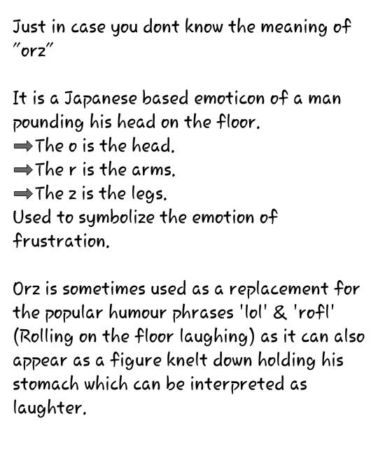 orzrps's tweet photo. Definition of orz which is very important, rules and how to join. To lazy to make a web, sorry orz orz orz https://t.co/m5lfZCFvjA