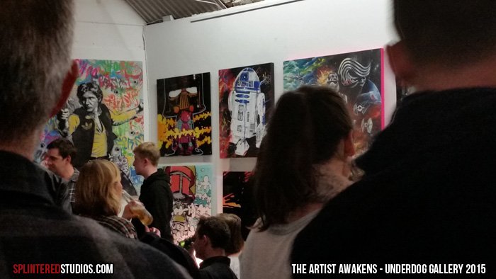 StephenQuickArt's tweet photo. Amazing exhibition w/ @IncandescentArt #TheArtistAwakens #StarWars thank you for letting me be part of it https://t.co/JlEckeHOUI