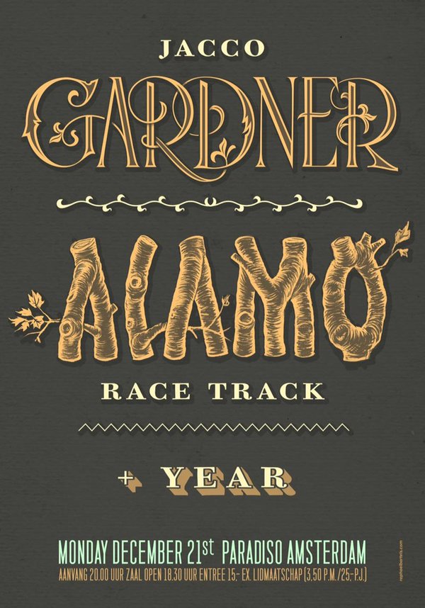 ParadisoAdam's tweet photo. Zin in vanavond: @JaccoGardner, @alamoracetrack en YEAR (met leden van Jacco Gardner, Lola Kite, Eerie Wanda) https://t.co/AXaXJ8MZbk
