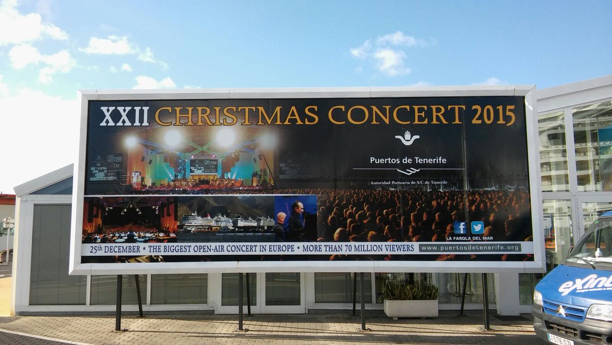 FACOCIP's tweet image. El concierto al aire libre más grande de Europa!! Más de 70 Millones de espectadores. Sí, está en #Tenerife...