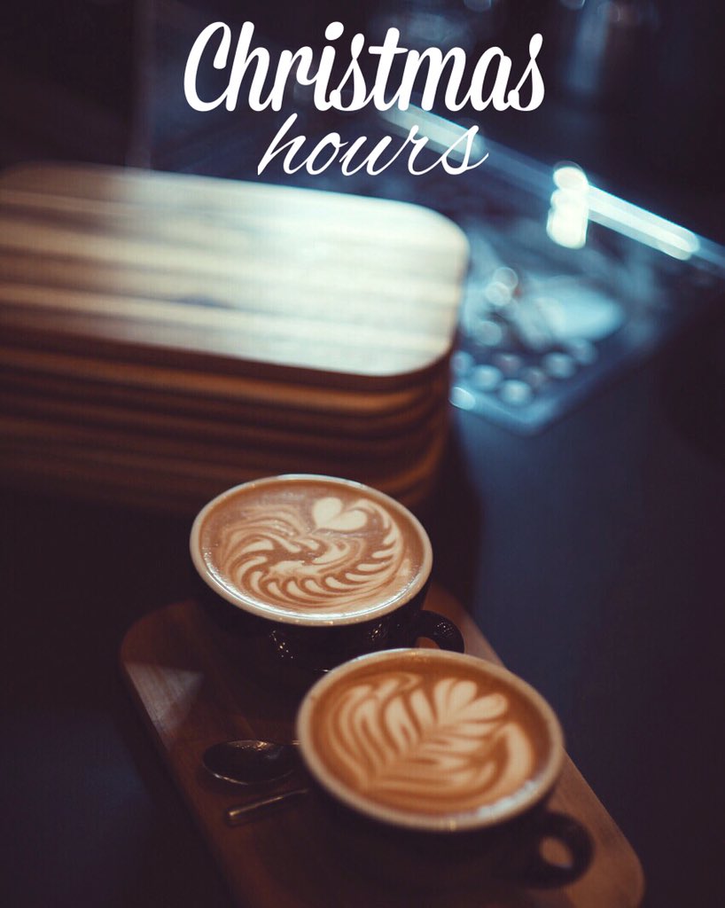 our christmas hours 🌲☕️ 
24.12: 9h - 15h
25.12: closed
26.12: closed
27.12: 12h - 18h