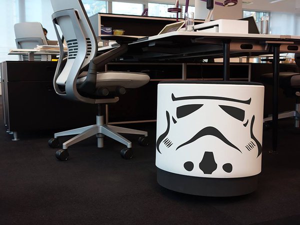 IWSFurn's tweet photo. Looking for that last minute gift idea? A @Steelcase Stormtrooper Buoy! #IWSFurn https://t.co/fi2ri94eqt
