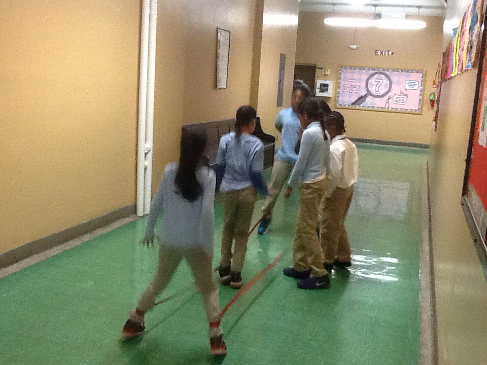 Tinikling without a gym...