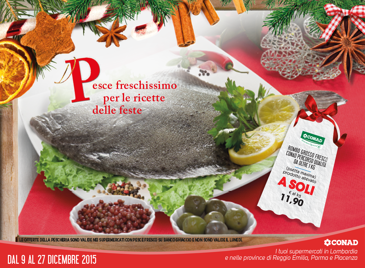ConadCentroNord's tweet photo. Il rombo è in offerta in tutti i #Conad Superstore fino al 27-12, vi aspettiamo! https://t.co/25266dGitW https://t.co/KrWHzQ0p79