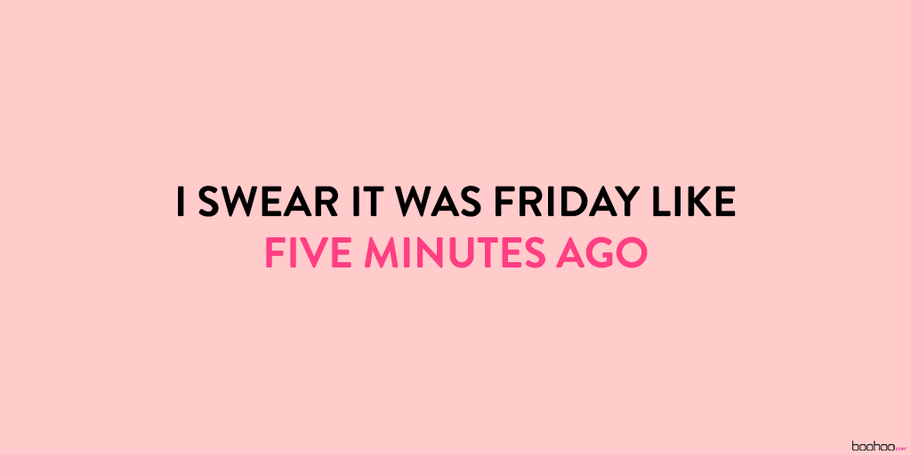 #Monday came so fast! Hopelijk gaat de week ook zo snel!