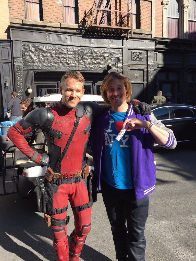 T J Miller Shares New Deadpool Movie Behind The Scenes Image