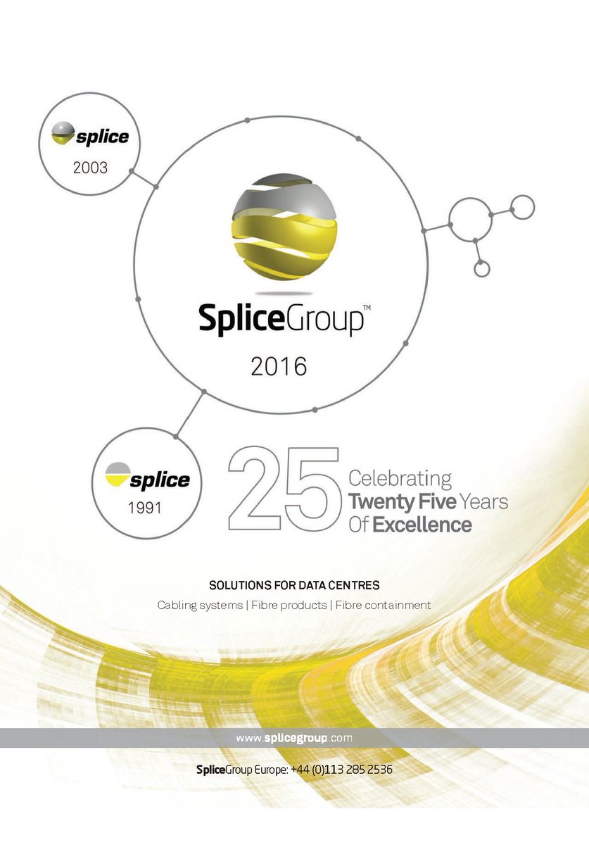 SpliceGroup's tweet photo. Splice celebrate 25 Years in business in the special Retro Edition of Data Centre Management! #DataCentreManagement https://t.co/v5gB33mLA1
