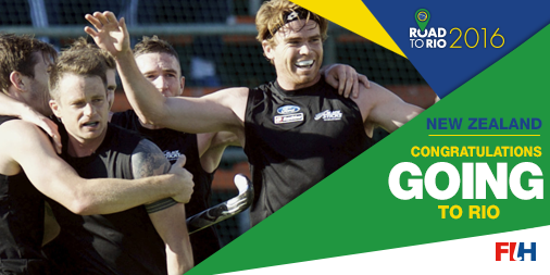 FIH_Hockey's tweet photo. Congratulations @BlackSticks men who qualified for @Rio2016 @Olympics. Read more https://t.co/nGg5NHOs39 #GoingToRio https://t.co/bLj6HevyfQ