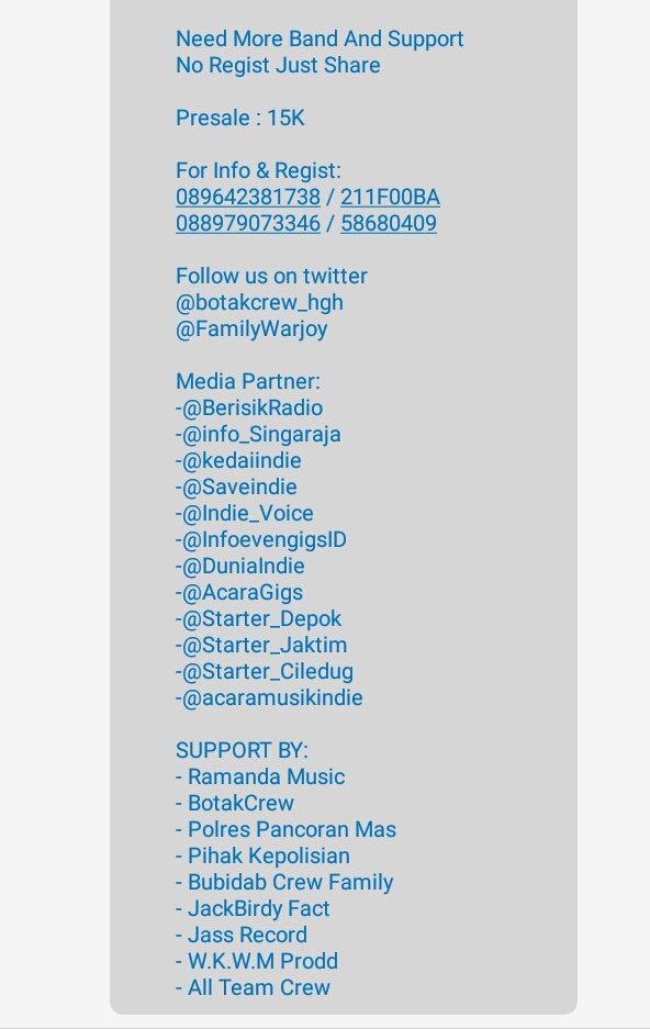 IG : Acaramusikindie tweet media