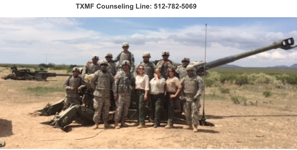 TXMilitary's tweet image. #TXMF #Familysupport counseling tm is there 4 Guardsmen &amp;amp; their #milfamilies dealing w/ stress, grief &amp;amp; other issues