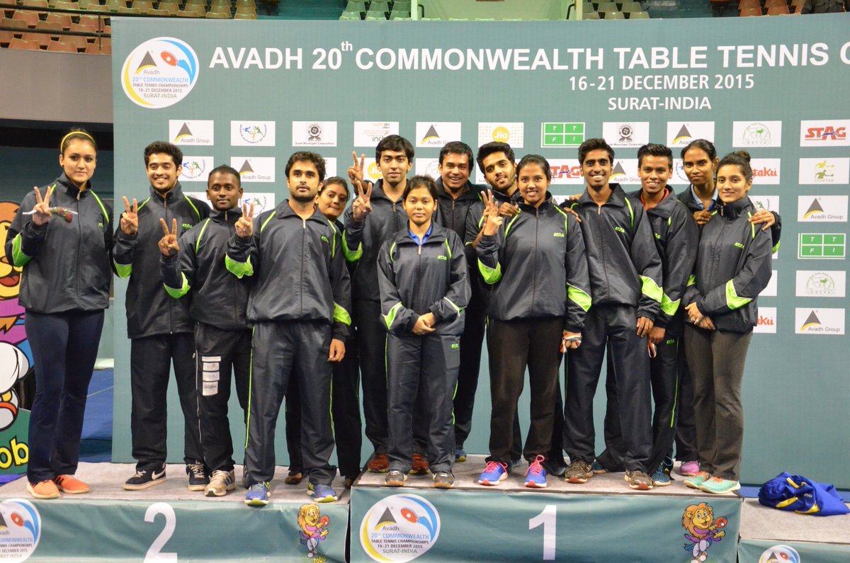 cttc_surat's tweet photo. Singapore claim both singles gold, India silver as hosts end with highest ever tally #commonwealthtt https://t.co/gTgKWLZsyl