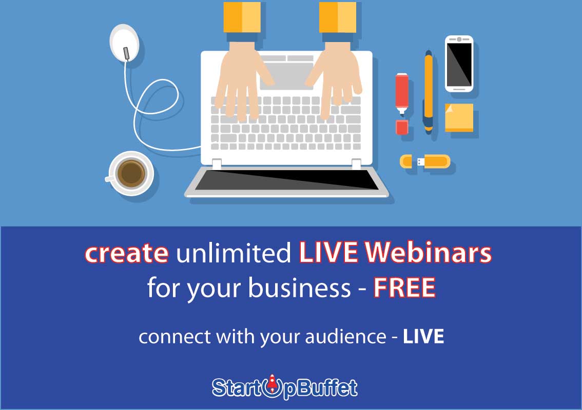 Startup_Buffet's tweet photo. Create LIVE WEBINARS for #FREE! 
Promo ur Product/Service/Expertise via FREE LIVE Webinars  https://t.co/brd0cCnRPW https://t.co/xmFkCF8xRV