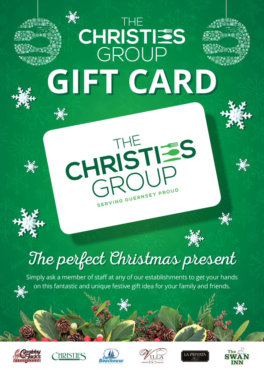 Christies Group Gift card – a great way to treat your family this Christmas!
