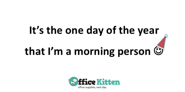 OfficeKitten's tweet photo. #MerryChristmas 
What time were you up this morning? https://t.co/zlLdyNtv5m