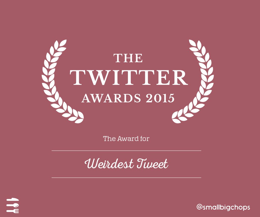 hey_ashiwel's tweet photo. What was the weirdest tweet you saw this year? #TwitterAwards2015 #SmallBigChops https://t.co/VkR2YFCTuX
