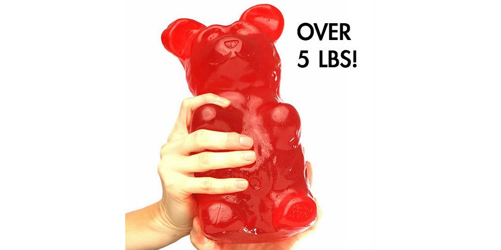 WantLoseClick's tweet photo. 5lb Giant Gummy Bear! Get it here: https://t.co/awpFGCWsrl #Candy #Hersheys #WillyWonka https://t.co/miNzpjNb0h