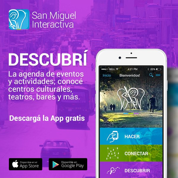 GestionMSM's tweet photo. #SMInteractiva Ya somos más de 4000! Descargá la #app y llevá al Municipio en tu bolsillo https://t.co/hyUkUB6MnB https://t.co/0TXylJHewr