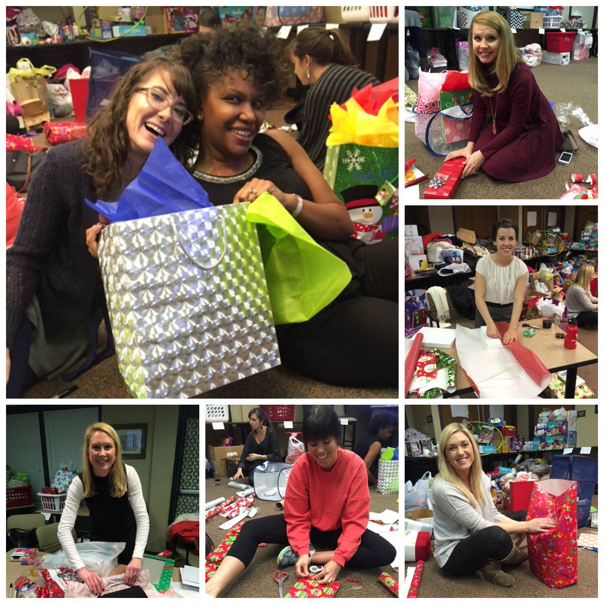 Grateful for our amazing Jr. Board! They help make Christmas happen for #domesticviolence survivors. #SpreadCheer