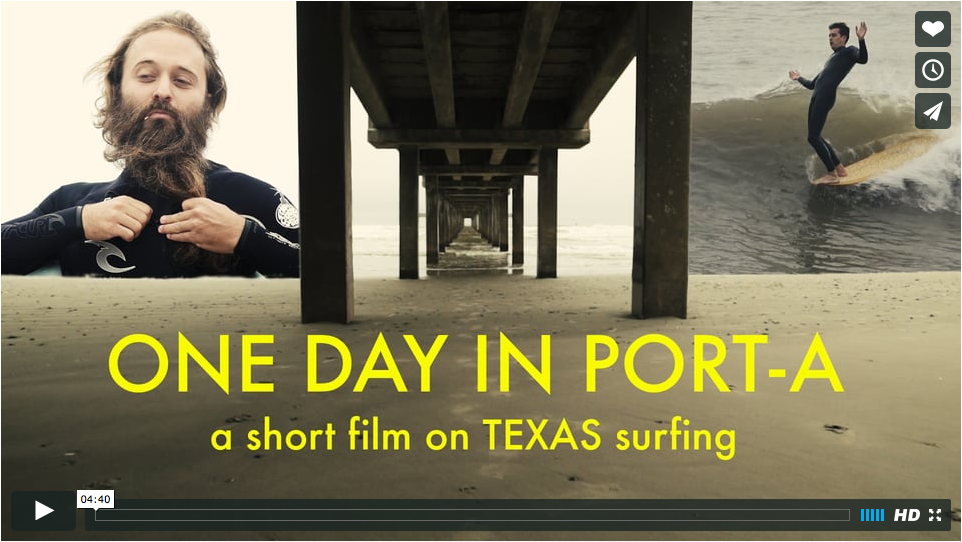 SurfingInTexas's tweet photo. Stoked on the new short film about surfing in Texas - One Day in Port A: https://t.co/v1uyeYMlIb #SurfinginTexas https://t.co/OLCMCRMGaM
