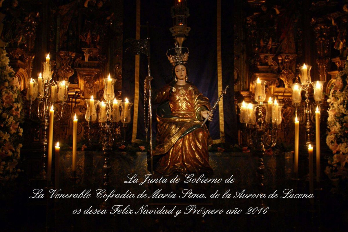 CofradíadelaAurora (@auroradelucena) on Twitter photo 