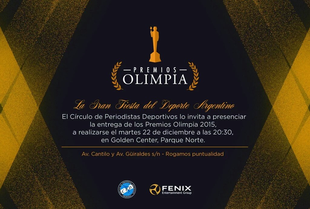 Cuenta regresiva. Mañana es #LaGranFiestaDelDeporte argentino. Los #PremiosOlimpia 2015.  22.30 TV <a href="/FOXSports_sur/">Жека Черкес</a>