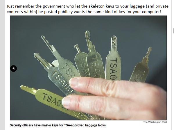 jaysonstreet's tweet image. To explain my problem with government &amp;amp; encryption keys I made this picture! Please share with family &amp;amp; friends! :-)