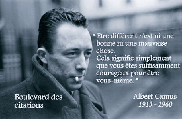 Sandrine Fouille Citation Quote Diversite Mixite Quand Etre Different Est Associe Au Courage D Etre Soi Merci Albert Camus T Co 1u3rxetnah Twitter
