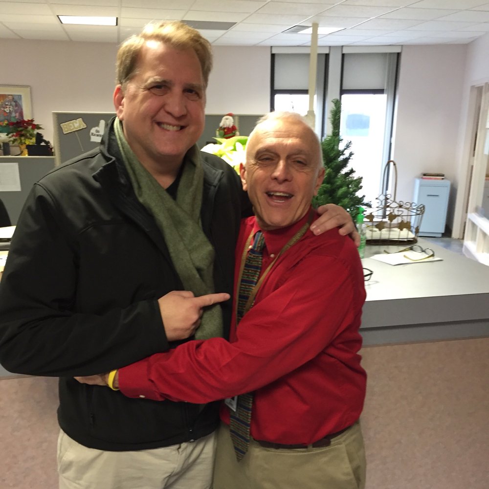 Becahi_Hawks's tweet photo. Great having alum @DanielRoebuck stopping in for a visit. #DistinguishedGrad https://t.co/puHkmOtGkV