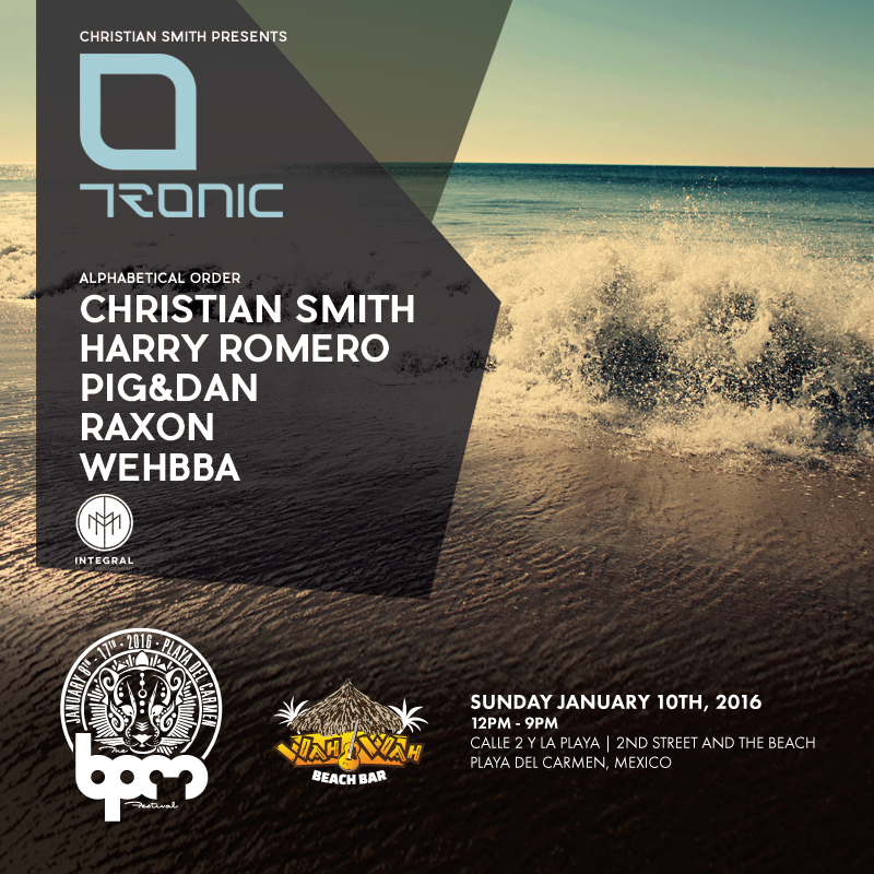 .<a href="/CSmithLIVE/">CHRISTIAN SMITH</a> previews the <a href="/tronicrecords/">Tronic Music</a> showcase at #BPM2016! festicket.com/magazine/bpm-f… via @festicket
