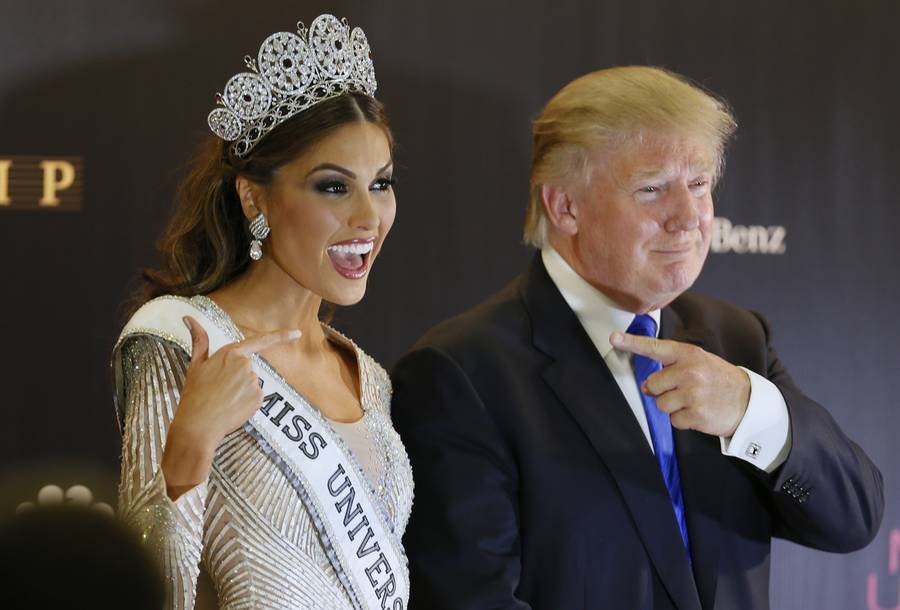 PageantsNEWS's tweet image. Donald Trump: "Miss Universe/Steve Harvey mistake never would have happened with me."