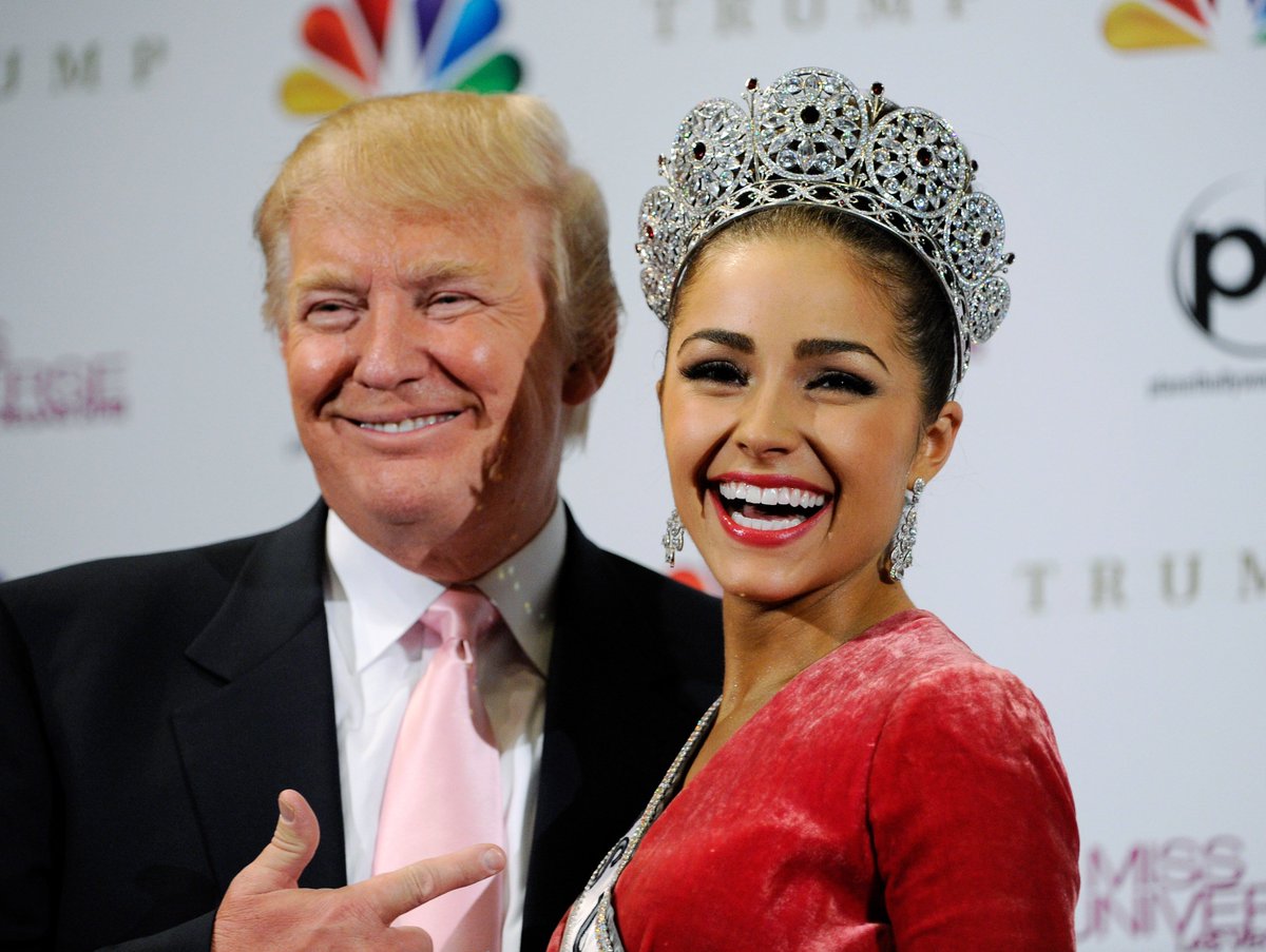 PageantsNEWS's tweet image. Donald Trump: "Miss Universe/Steve Harvey mistake never would have happened with me."