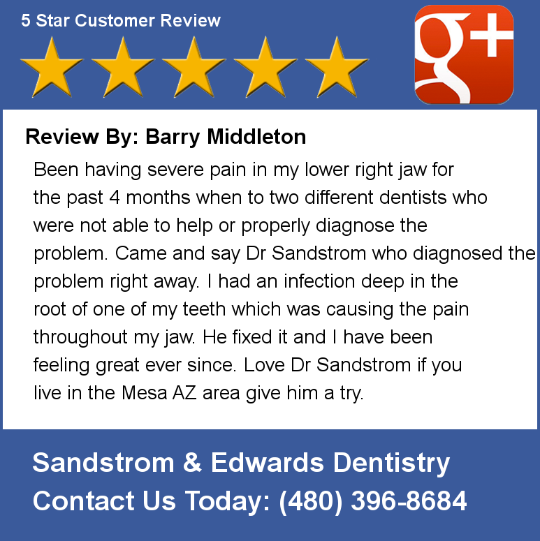sandstromdmd's tweet photo. Review By: Barry Middleton Been having severe pain in my lower right jaw for the past 4 months when to two different https://t.co/fEV0D7llzo
