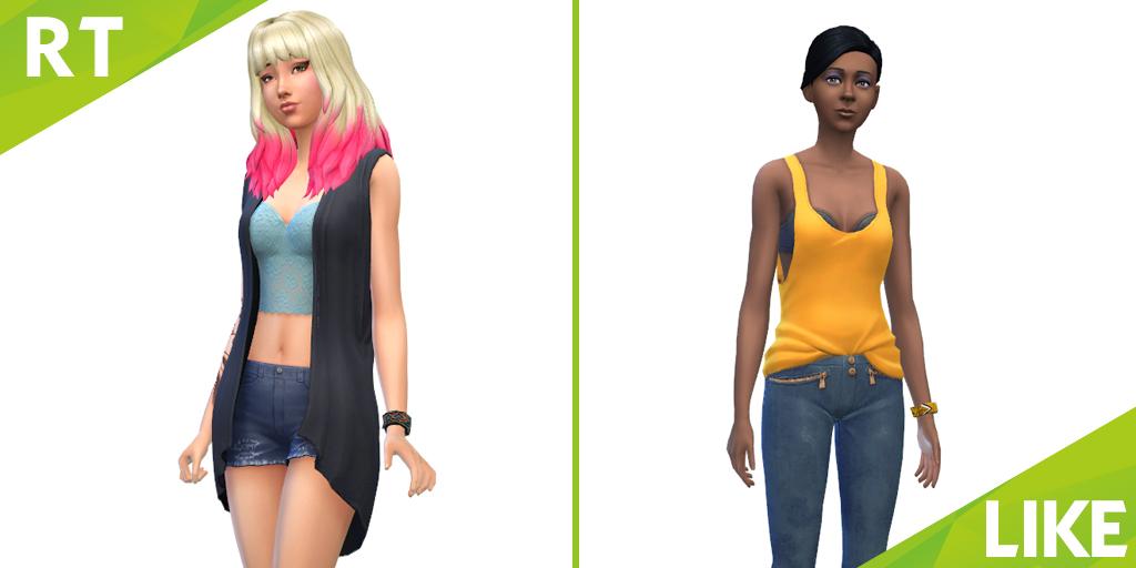 TheSims's tweet image. So pretty! We want both! Which would your Sim pick for hanging out with their friends?