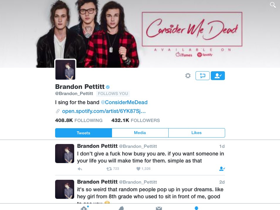 AmazingLotti3's tweet photo. Your musics pretty cool 👌🏼 @Brandon_Pettitt https://t.co/DWCMk70TBN