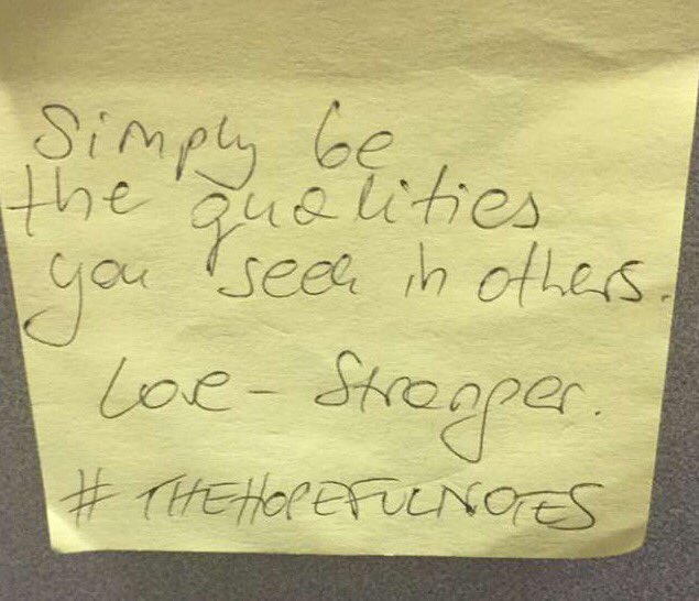 GeriCarr's tweet image. @TheHopefulNotes saw this in #heustonstation #thehopefulnotes #ireland