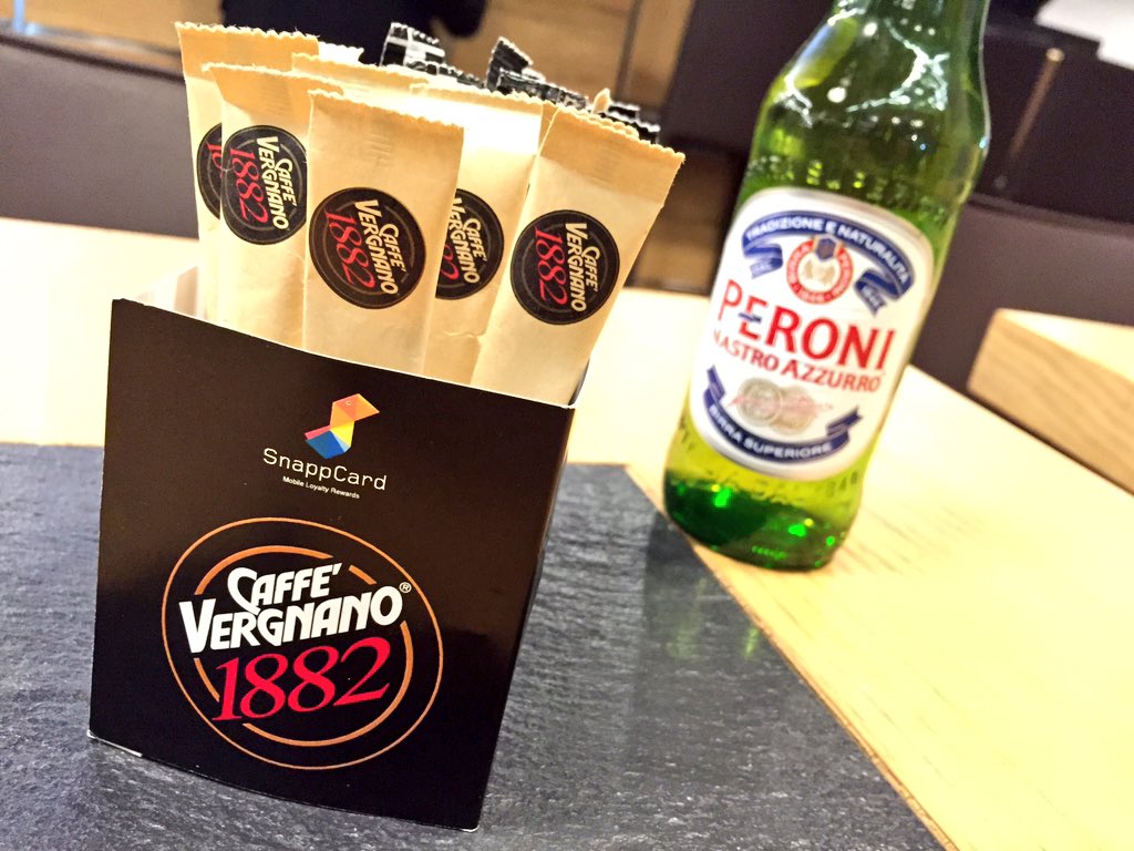 The Italians know best. #caffevergnano #peroni #snappcard #uniqistanbul #espresso