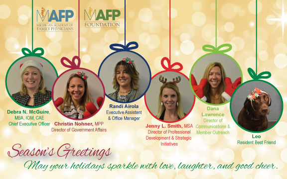 Happy holidays from the MAFP staff!