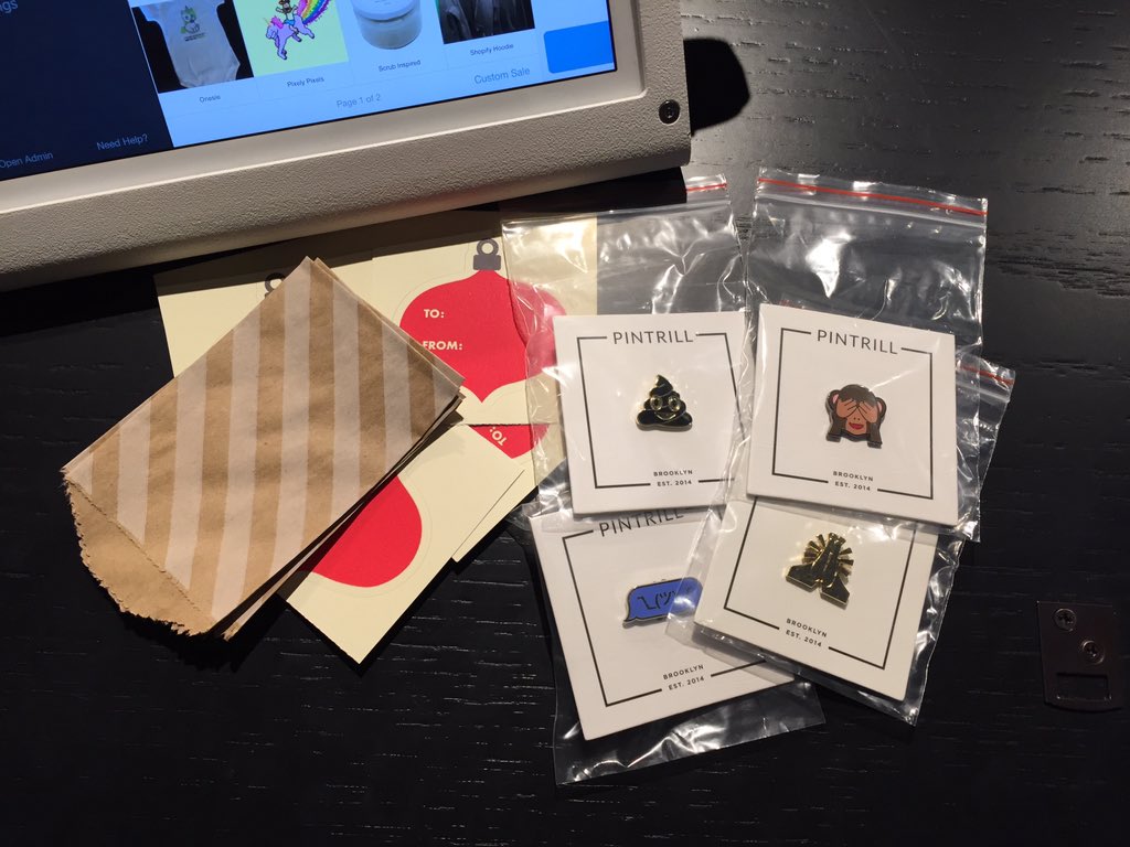 konval's tweet image. Just doing a little Christmas shopping with @shopify POS @pintrill #shopshopify