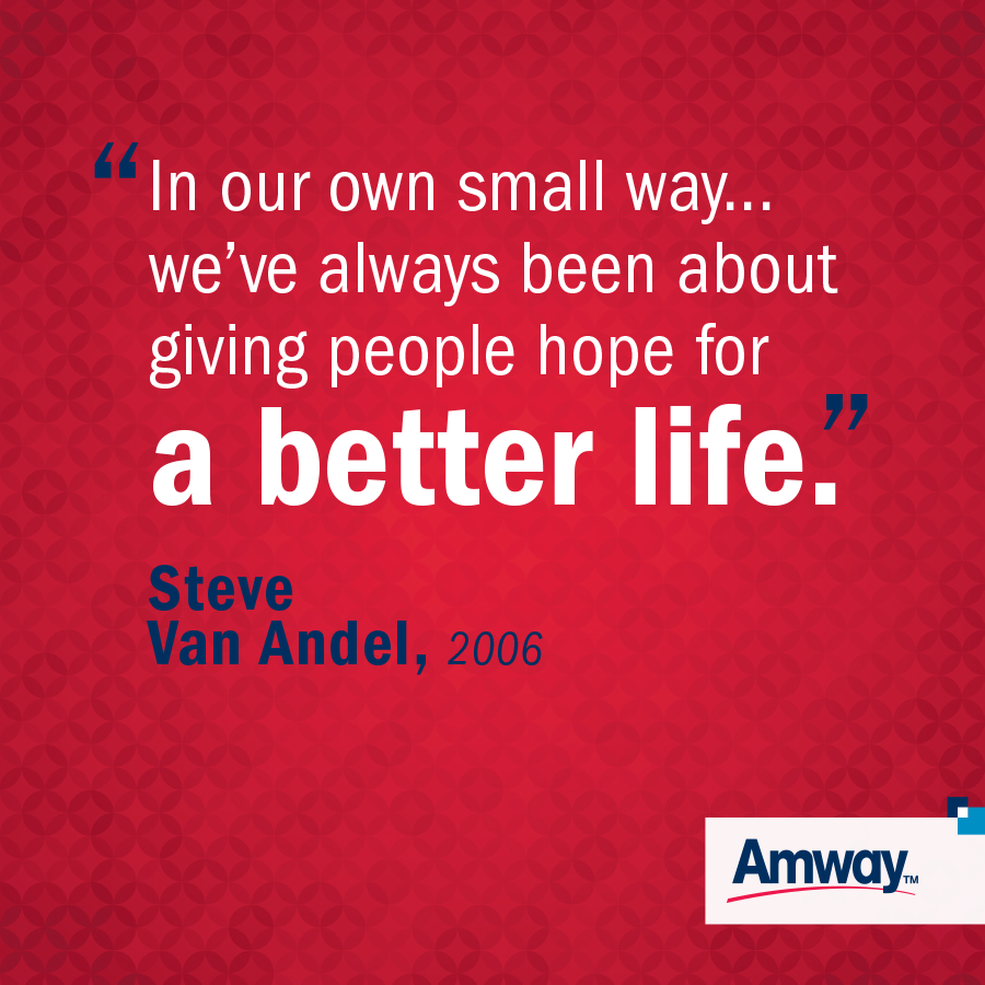 AmwayUS's tweet photo. Giving—the sentiment of the season, but a powerful approach to life. #MotivationalMonday https://t.co/bPZ7xKl9ep