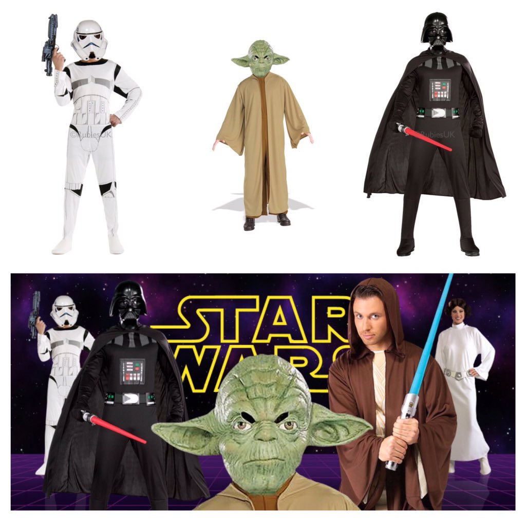 Embrace #theforce with our #StarWars  attire. Get the #Yoda look or #Stormtrooper Swagger crazywizardfancydress.com/index.php?rout…